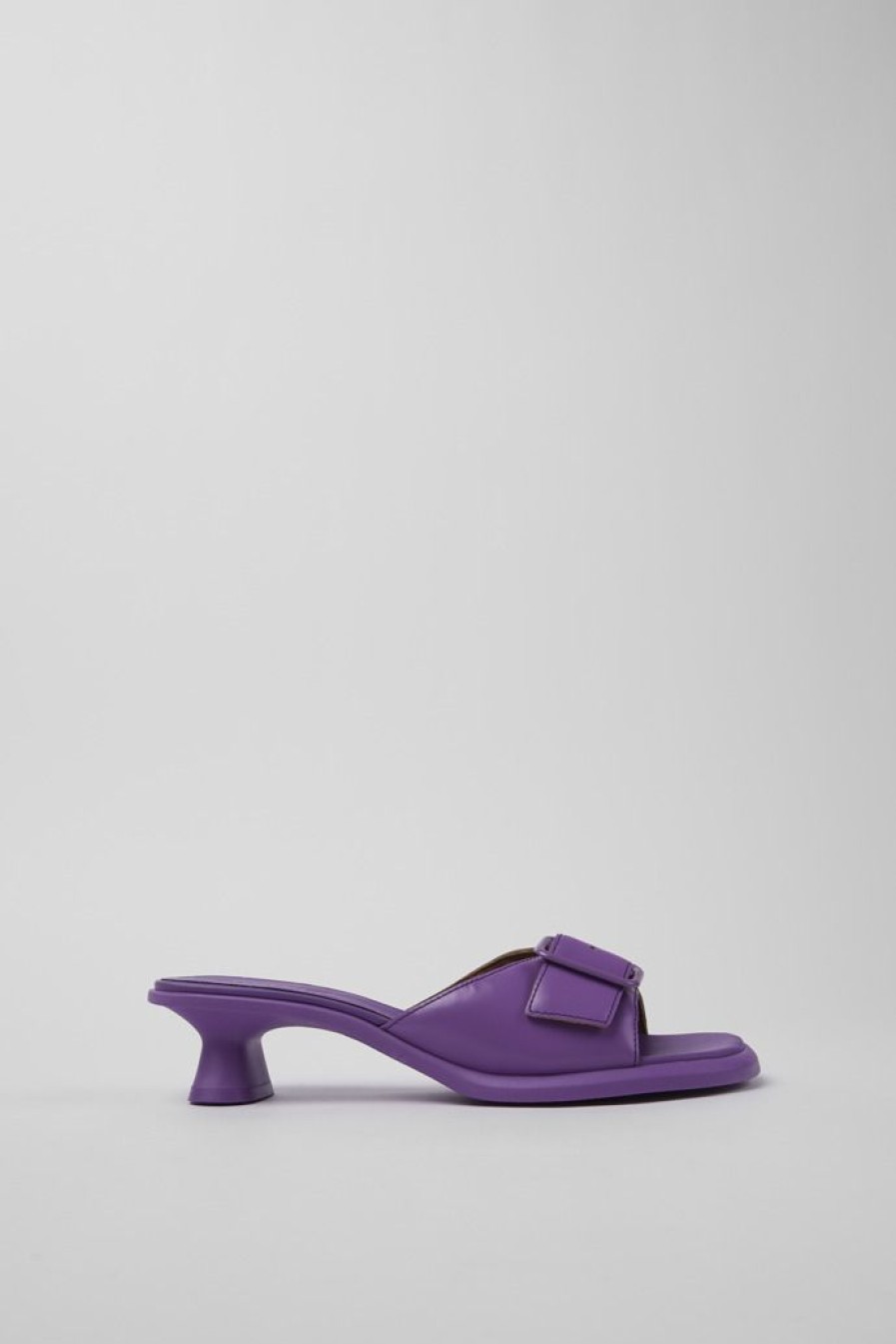 Camper Sandalo Da Donna In Pelle Viola | Sandali