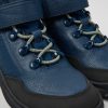 Camper Stivaletto Da Bambini In Tessuto E Pelle Blu Scuro | Sneaker