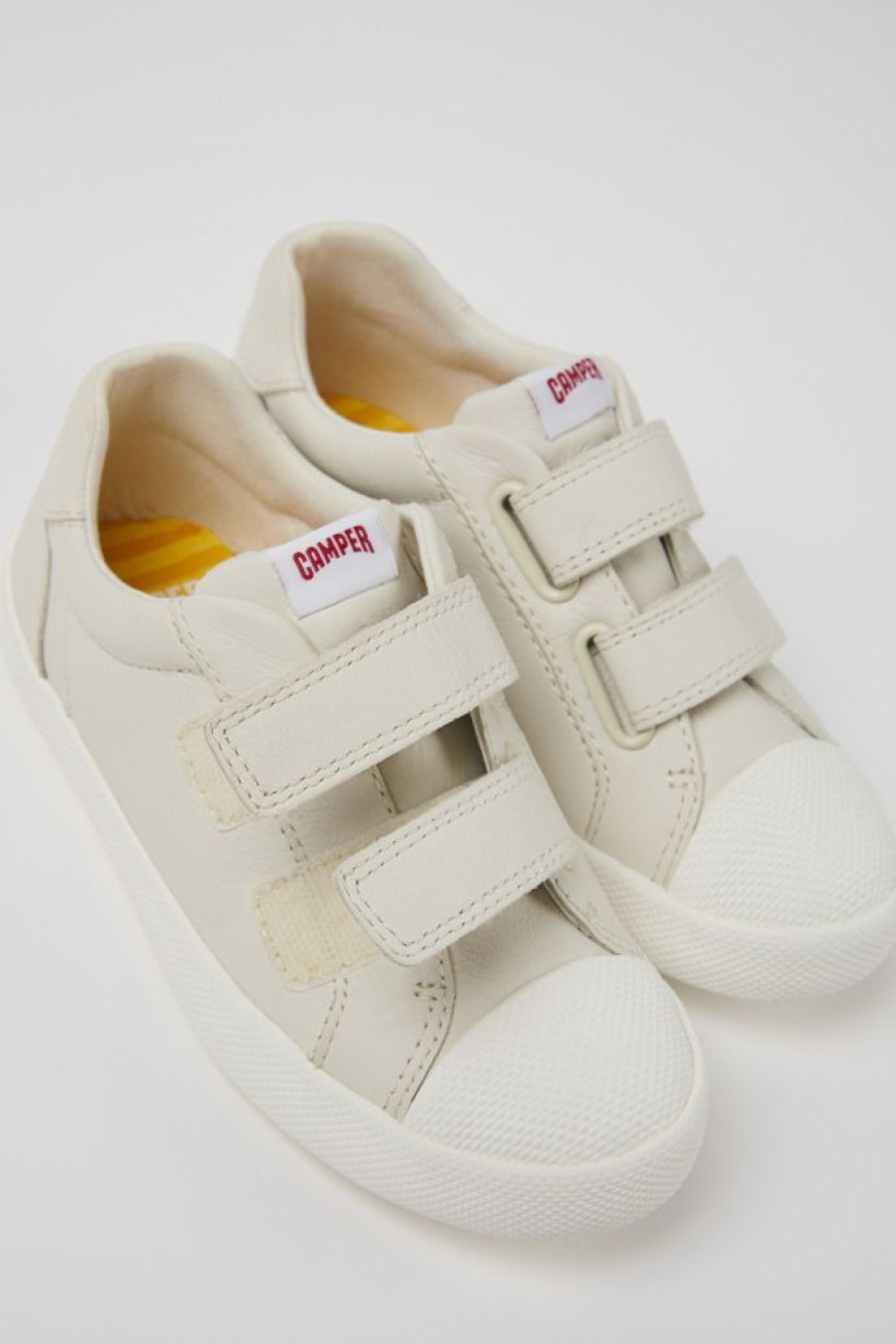 Camper Scarpa Per Bambini In Pelle Bianca | Sneaker