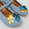 Camper Ballerina Per Bambini In Pelle Blu | Ballerine