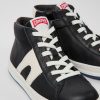 Camper Sneaker Da Bambini In Pelle Nera E Bianca | Sneaker