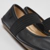 Camper Ballerina Da Bambini In Pelle Nera | Ballerine