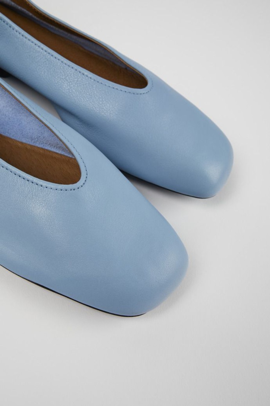 Camper Ballerina Da Donna In Pelle Blu | Sandali