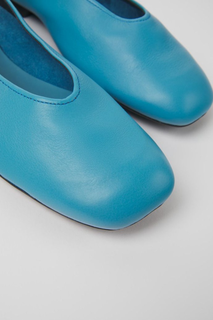 Camper Ballerina Da Donna In Pelle Blu | Sandali