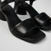 Camper Sandalo Da Donna In Pelle Nero | Sandali