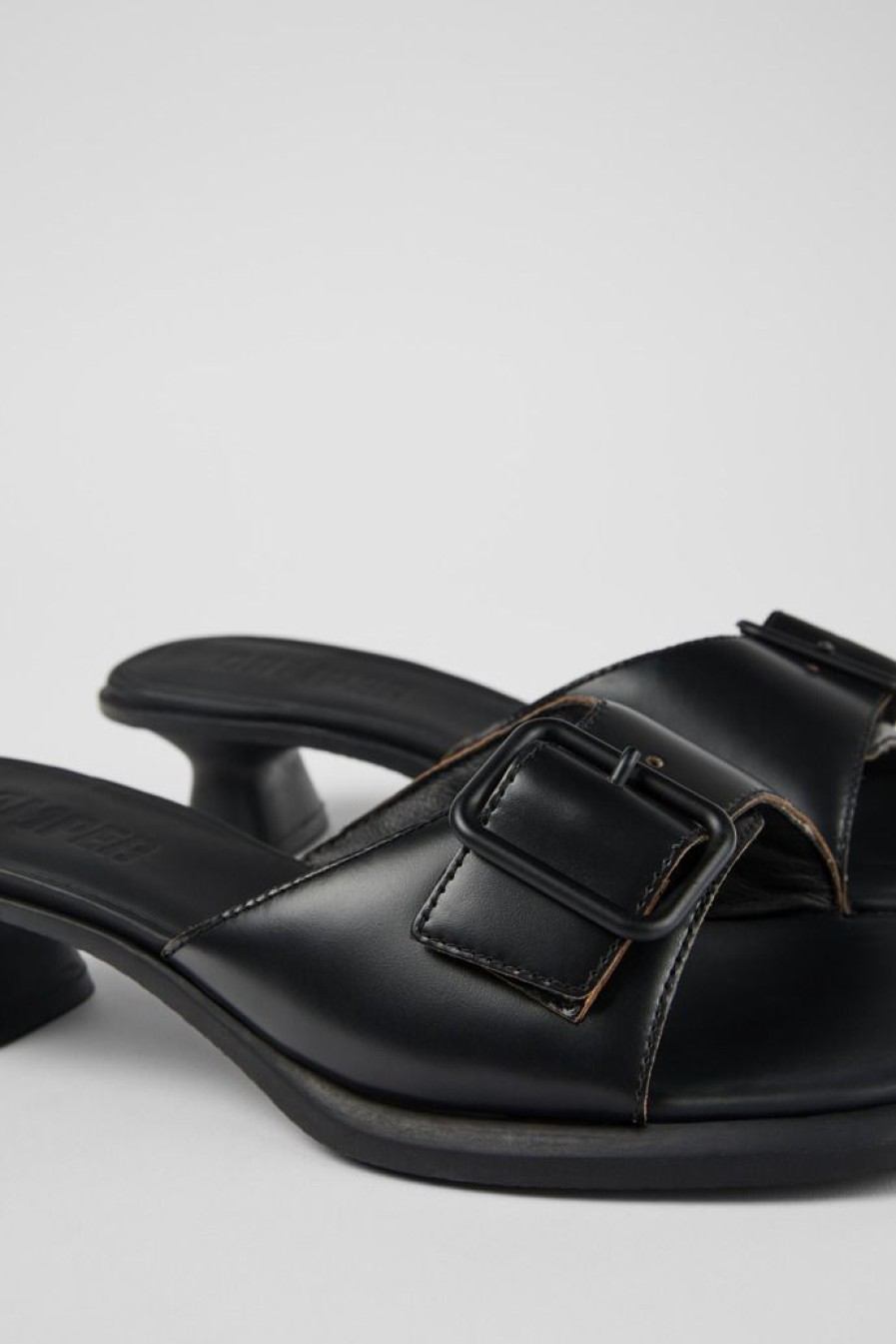 Camper Sandalo Da Donna In Pelle Nero | Sandali