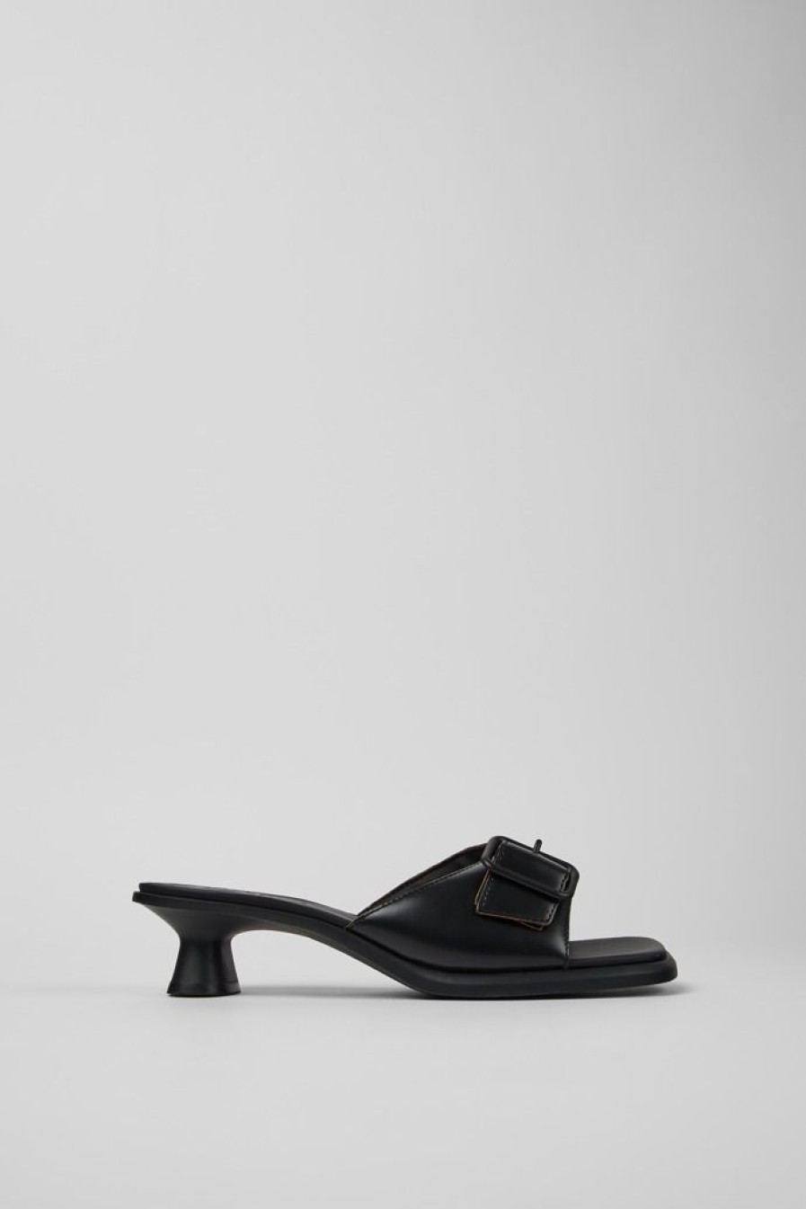 Camper Sandalo Da Donna In Pelle Nero | Sandali