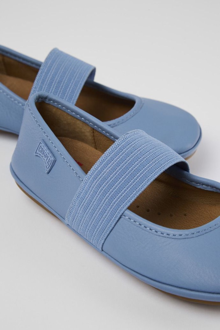 Camper Ballerina In Pelle Blu | Ballerine