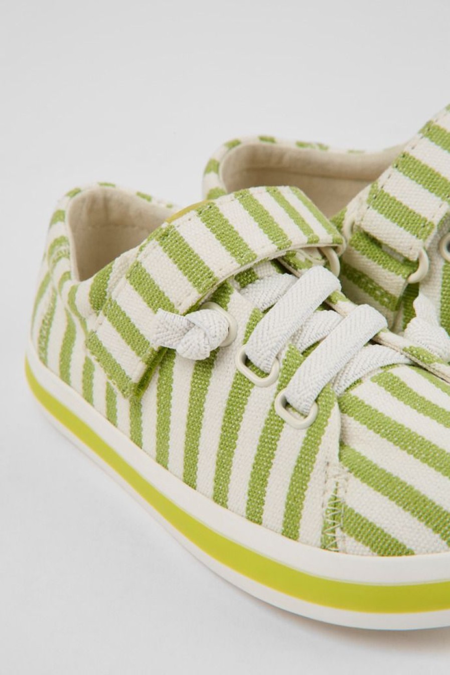 Camper Scarpa Per Bambini In Cotone Riciclato A Righe | Sneaker