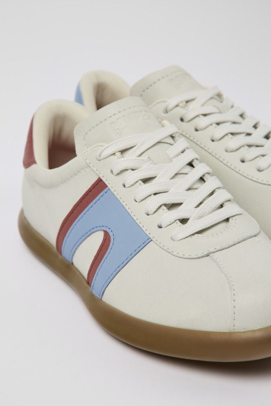 Camper Sneaker Da Donna In Pelle Bianca | Sandali