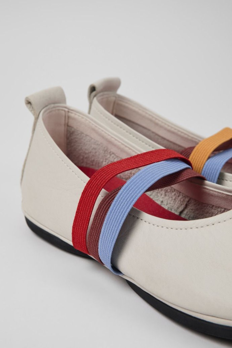 Camper Ballerina Da Donna In Pelle Bianca | Sandali