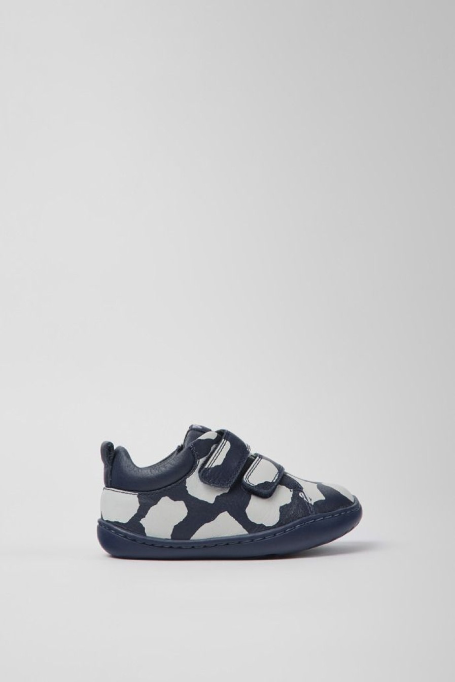 Camper Scarpa Da Bambini In Pelle Blu E Bianca | Sneaker