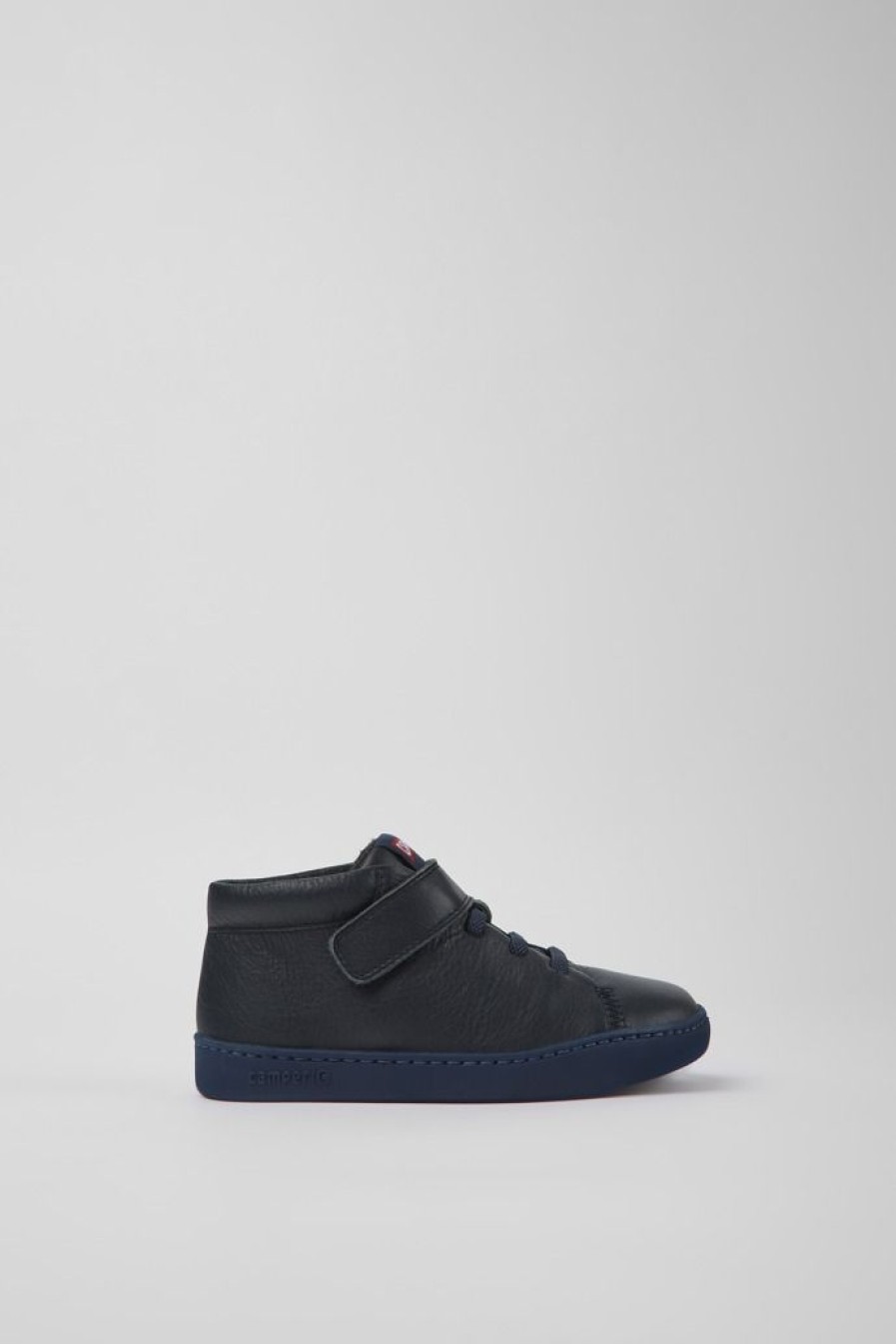 Camper Stivaletto Da Bambini In Pelle Blu | Sneaker