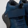 Camper Stivaletto Da Bambini In Pelle E Tessuto Blu Scuro | Sneaker