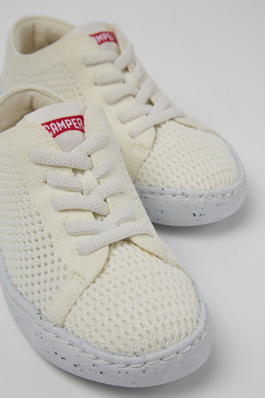 Camper Scarpa Per Bambini In Tessuto Bianca | Sneaker