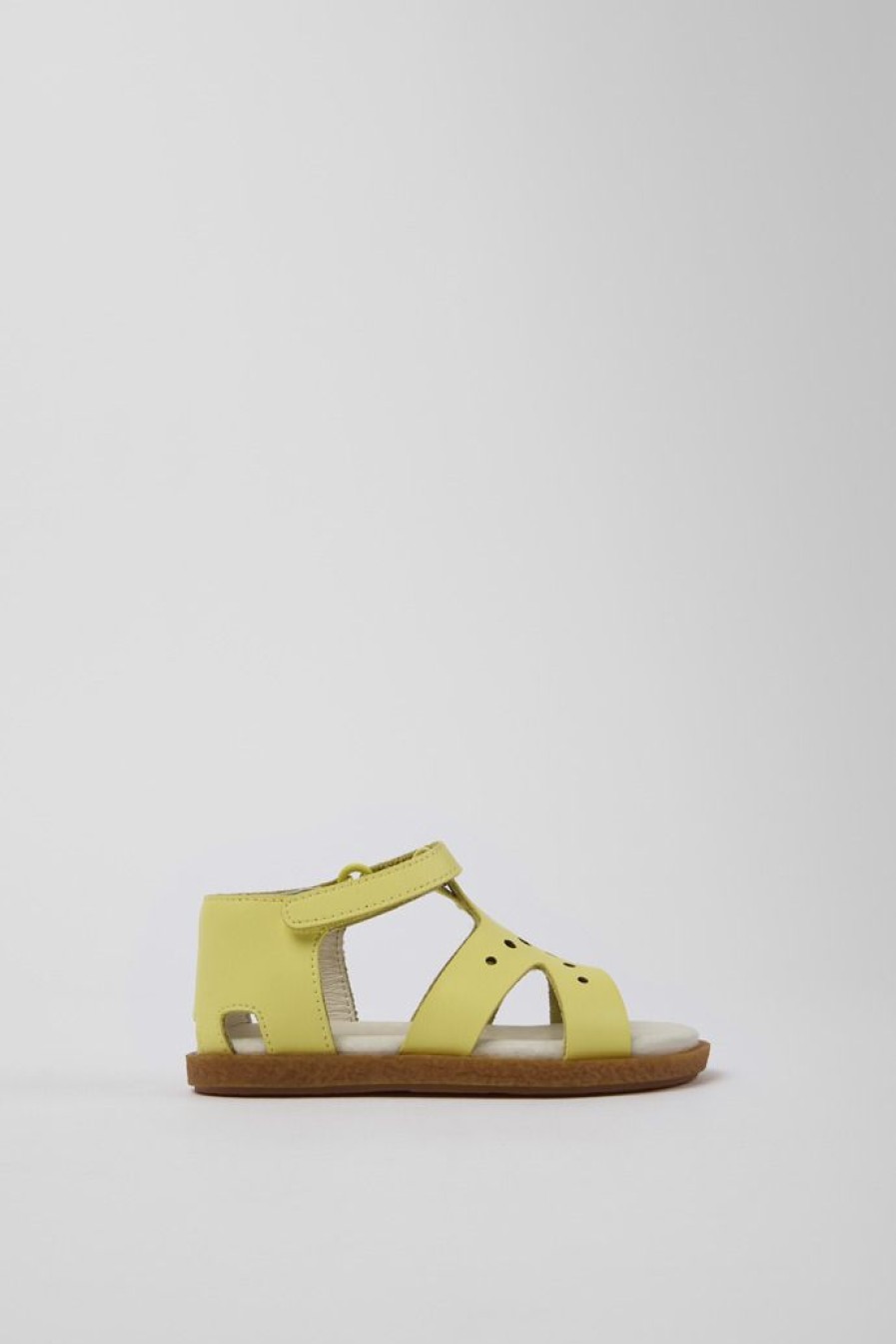 Camper Sandalo In Pelle Giallo | Sandali