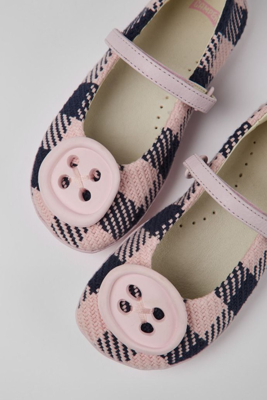 Camper Ballerina Rosa E Blu Per Bambine | Ballerine