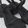 Camper Sandalo Da Donna In Pelle Nero | Sandali