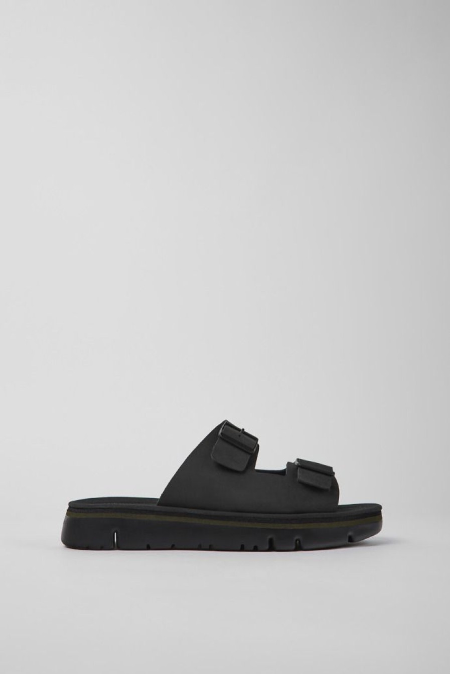 Camper Ciabatta Da Uomo In Pelle Nera | Sneaker