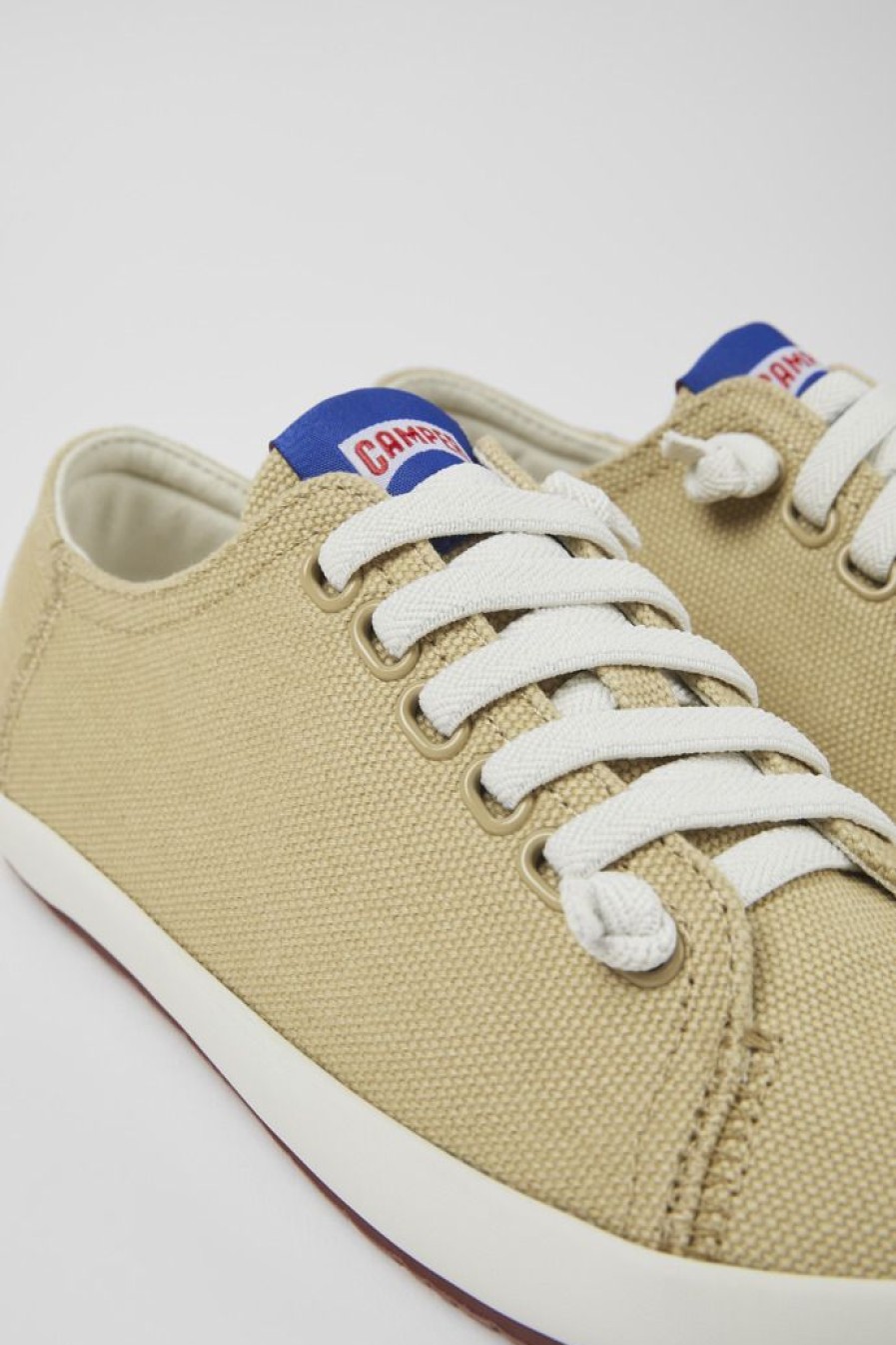 Camper Sneaker Da Donna In Tessuto Beige | Sandali