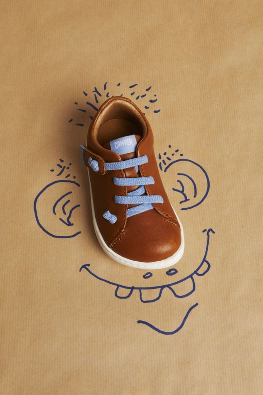 Camper Scarpa In Pelle Marrone | Sneaker