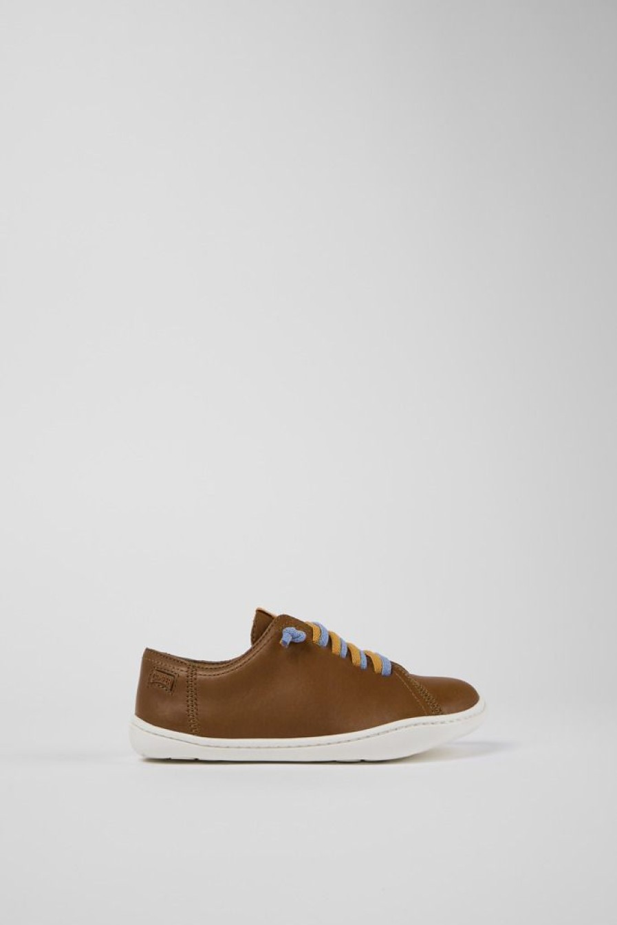 Camper Slip-On In Pelle Marrone | Stringate