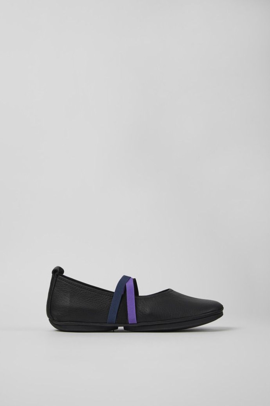 Camper Ballerina Da Donna In Pelle Nera | Sandali