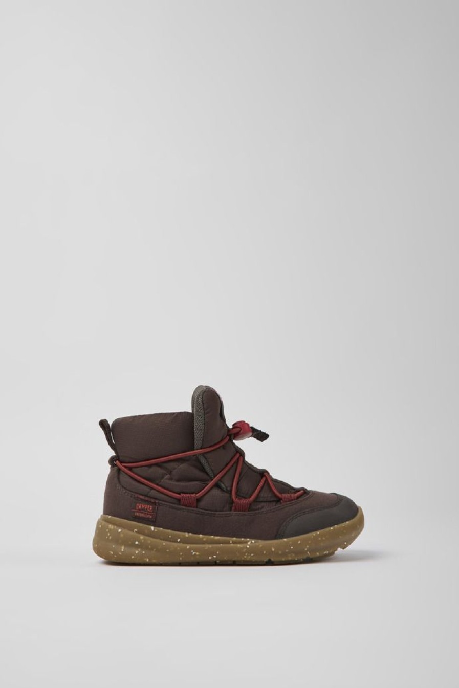 Camper Stivaletto Da Bambini In Tessuto Marrone | Sneaker