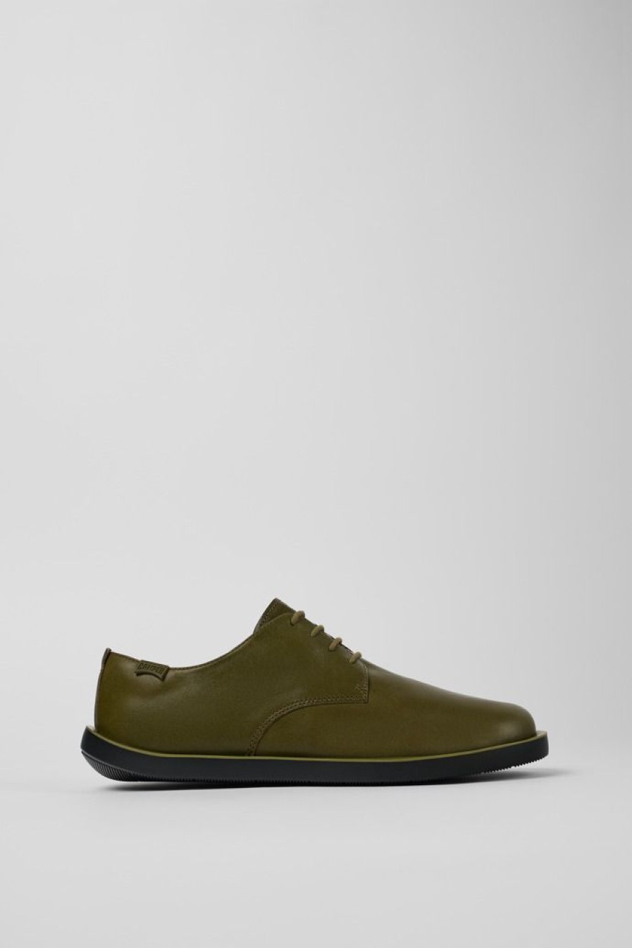 Camper Blucher Da Uomo In Pelle Verde | Sneaker